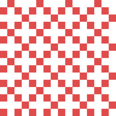 A Red Vector seamless pattern of colored abstract geometric shapes and grid