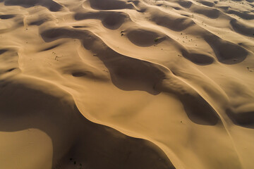 Fototapeta na wymiar Sand Dunes of Maranjab, Central Desert, Iran