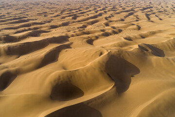 Fototapeta na wymiar Sand Dunes of Maranjab, Central Desert, Iran