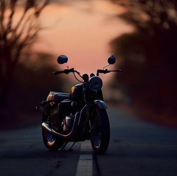 Photorealistic Picture - Vintage Motorcycle 