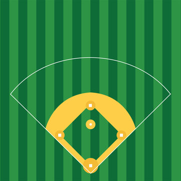 special baseball field for tactical board