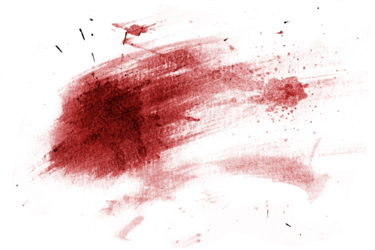 Blood drops cut out