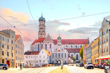 Kirche, Augsburg, Bayern, Deutschland 
