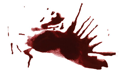 Blood drops cut out