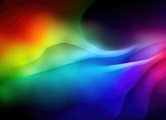 Fototapeta premium Abstract colorful wave background for design.