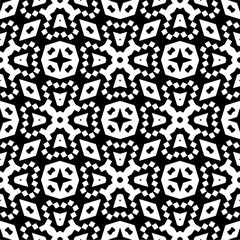 Seamless repeating pattern.  Black and white pattern for web page, textures, card, poster, fabric, textile.