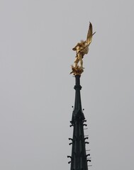 The archangel Michael at the Mont Saint Michel 