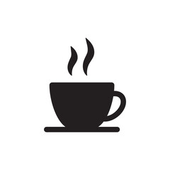Cup of coffee vector icon. Mug vector icon. Cup of tea vector flat sign design. Cup symbol pictogram. UX UI icon