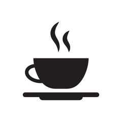 Cup of coffee vector icon. Mug vector icon. Cup of tea vector flat sign design. Cup symbol pictogram. UX UI icon