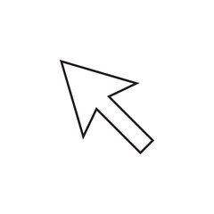 Computer arrow icon. Cursor flat sign design. Cursor vector icon. Click icon. Pointer symbol pictogram. UX UI icon