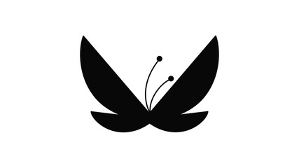 silhouette of a butterfly