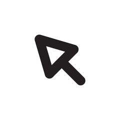 Computer arrow icon. Cursor flat sign design. Cursor vector icon. Click icon. Pointer symbol pictogram. UX UI icon