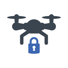Drone lock icon