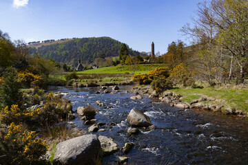 Le site de Glendalough, Irlande