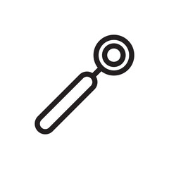 Dentist tool vector icon. Dentist instrument flat sign design. Dentist medical tools symbol pictogram. UX UI icon