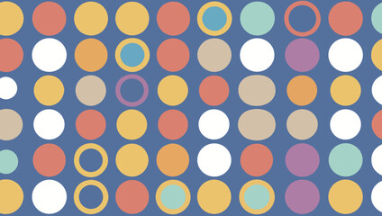 Seamless background with circles