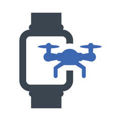 Drone tracking icon
