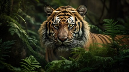 Fototapeta premium Tiger in Jungle