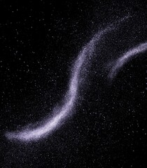 Blue Sparkle Stardust Glitter Magic