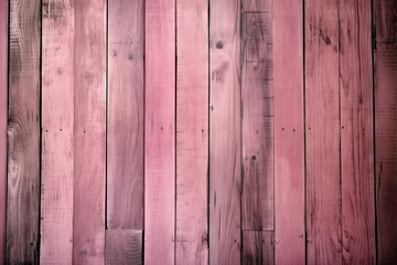 Pink wooden planks background. Wooden texture. pink wood texture. Wood plank background created with Generative AI technology