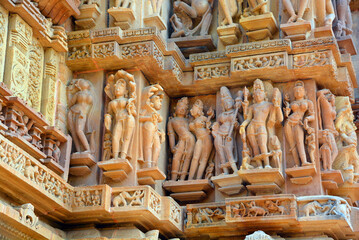 Khajuraho Group of Monuments are a group of Hindu and Jain temples famous for their nagara-style...