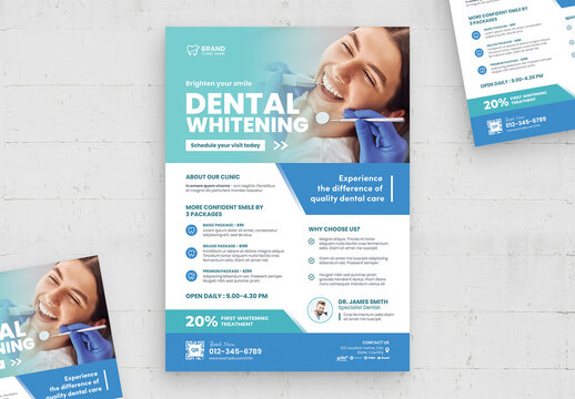 Dental Clinic Flyer Template