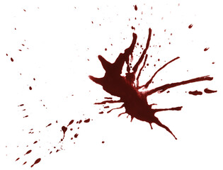 Blood drops cut out