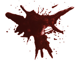 Blood drops cut out