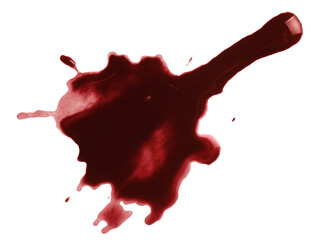 Blood drops cut out