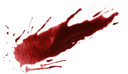 Blood drops cut out