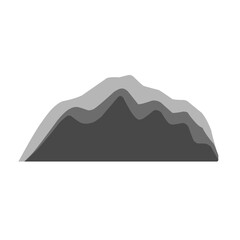 Fototapeta na wymiar Seamless minimalist mountain vector pattern