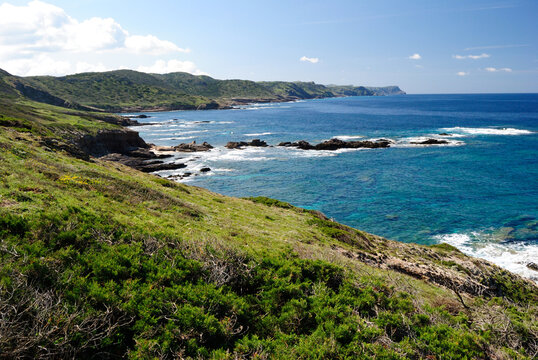 La costa tra Cala Unia e l'Isola dei Porri