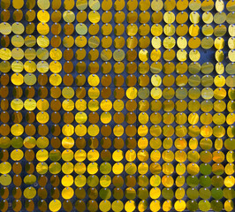 Gold Sequins Background. Gold Sequin Backdrop.