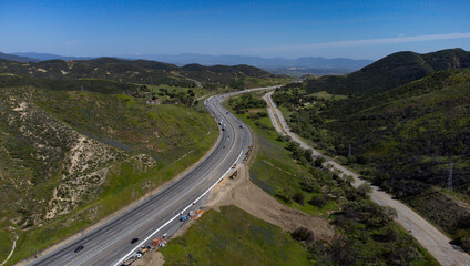 Interstate 5 Highway near Castaic, California
