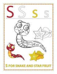 coloring alphabet for coloring book