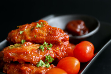 Close up Classic Buffalo Wings