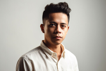 Obraz premium young adult man portrait. Generative AI