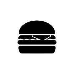 Burger icon vector. hamburger logo icon. fast food icon