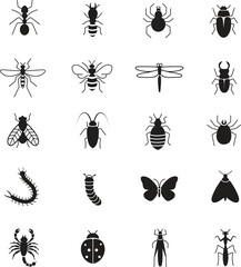 set of insects