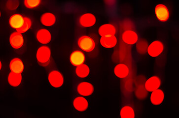 Red Bokeh Wide