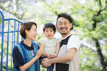 Image of a childcare worker and a preschooler that could be used in childcare or babysitting Looking at the camera