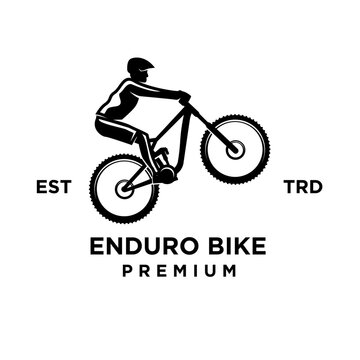 Vector Illustration Enduro World Series logo badge and label. Stock Vector