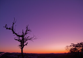 Fototapeta na wymiar Austin 360 Overlook Sunset