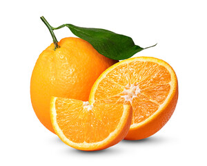 カットしたオレンジ