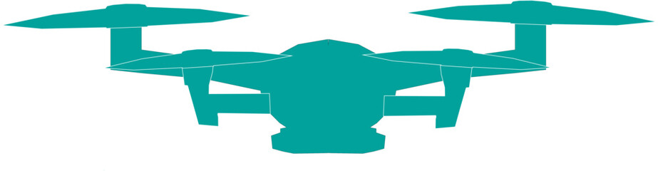 Drone aerial camera icon graphic design logo illustration