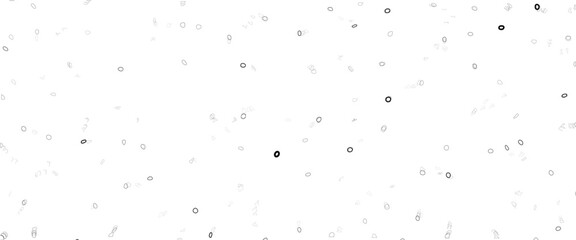 abstract topography circle dots concept pattern. black and white background. 