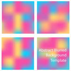 blurred bokeh effect background template design