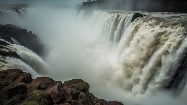 Up Close with Nature's Masterpiece: Exploring the Devil's Throat at Iguazu Falls