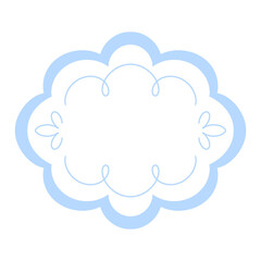 Obraz premium Cute label clipart