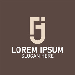 vector design elements for your company logo, aj or ja monogram logo. modern logo design, business corporate template. aj or ja icon.	